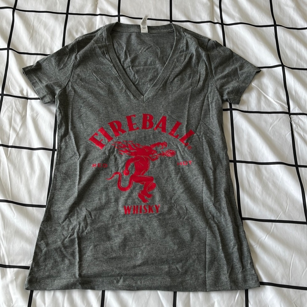 Women’s Fireball Whiskey V-neck